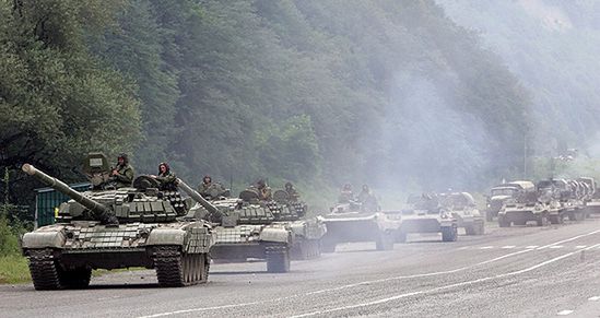 Gruzja: 50 czołgów wjechało do Gori. Rosja dementuje