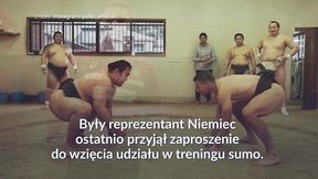 #dziejesiewsporcie: nowe doświadczenie Lukasa Podolskiego. Walczył z zapaśnikiem sumo