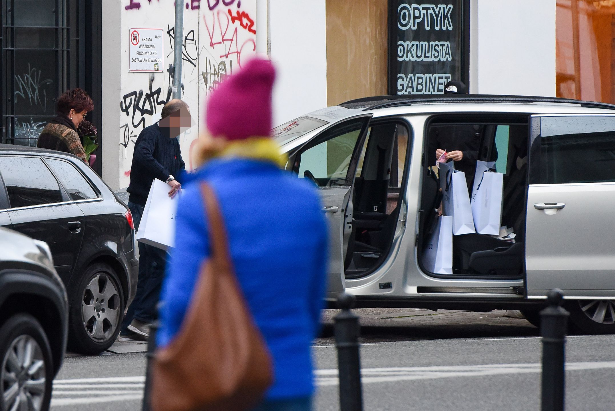 Jolanta Kwaśniewska na zakupach w butiku