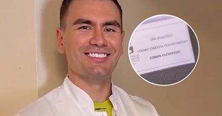 Conan Kaźmierski zaczął pracę w szpitalu. Jeszcze przed dyżurem miał "pierwsze problemy"