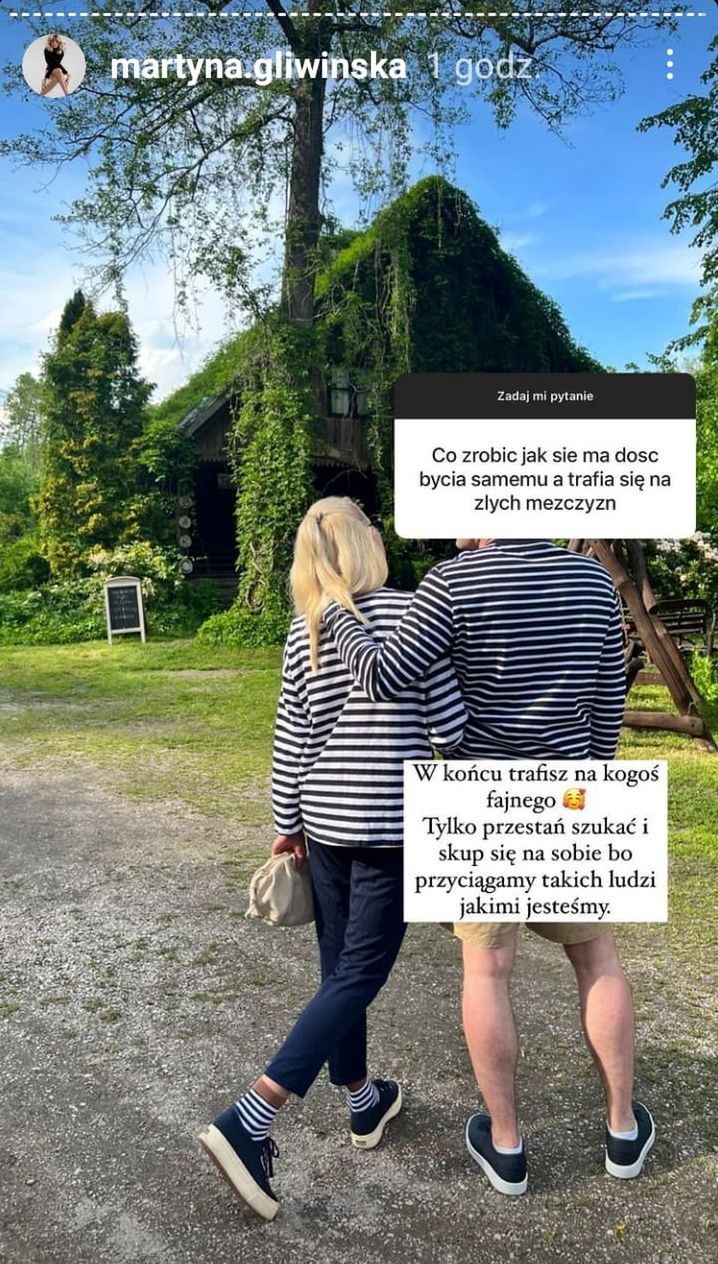 Martyna Gliwińska coraz śmielej pozuje z nowym partnerem