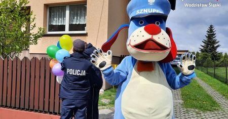 Śląskie. Urodziny podczas kwarantanny. Piękna niespodzianka dla 4-latka