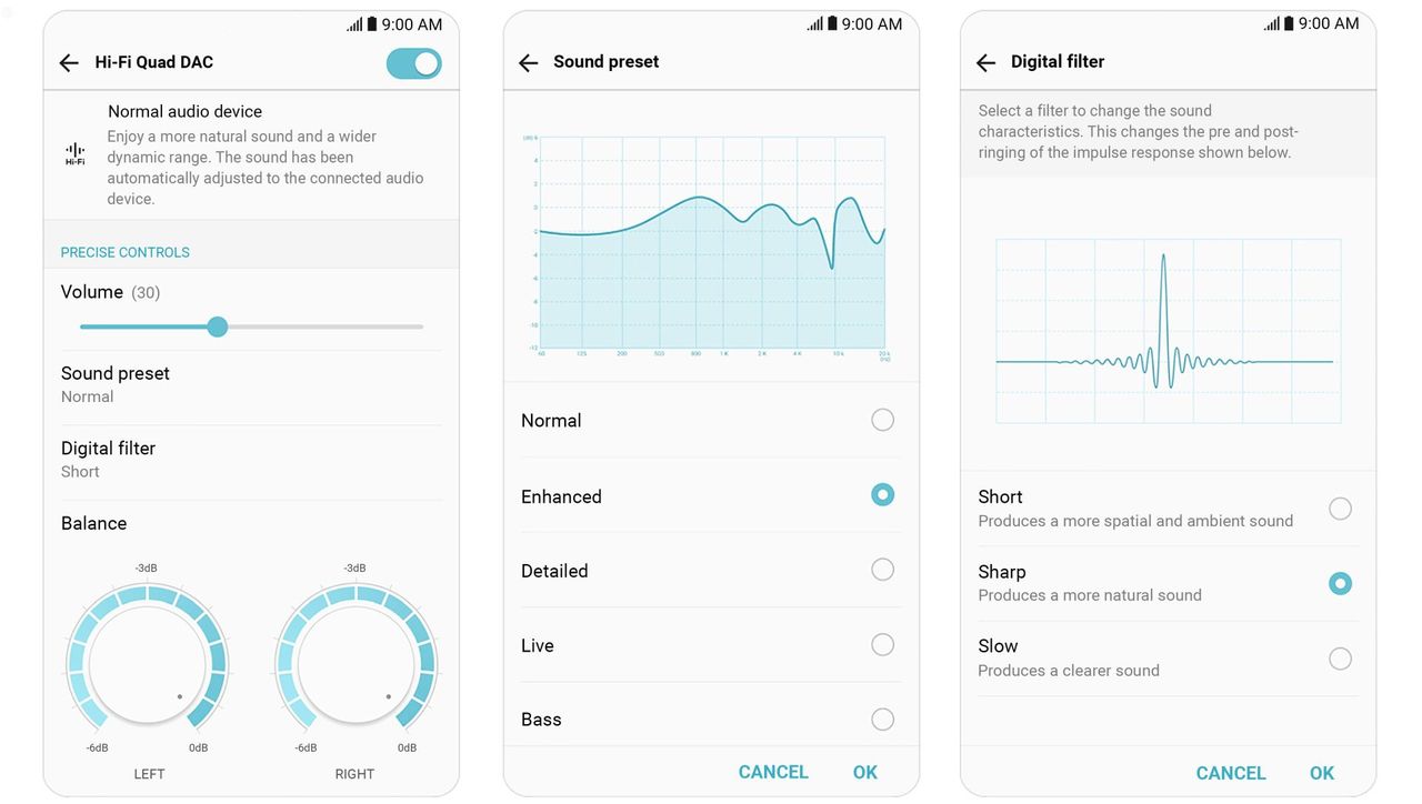 Nowe funkcje audio w LG V30