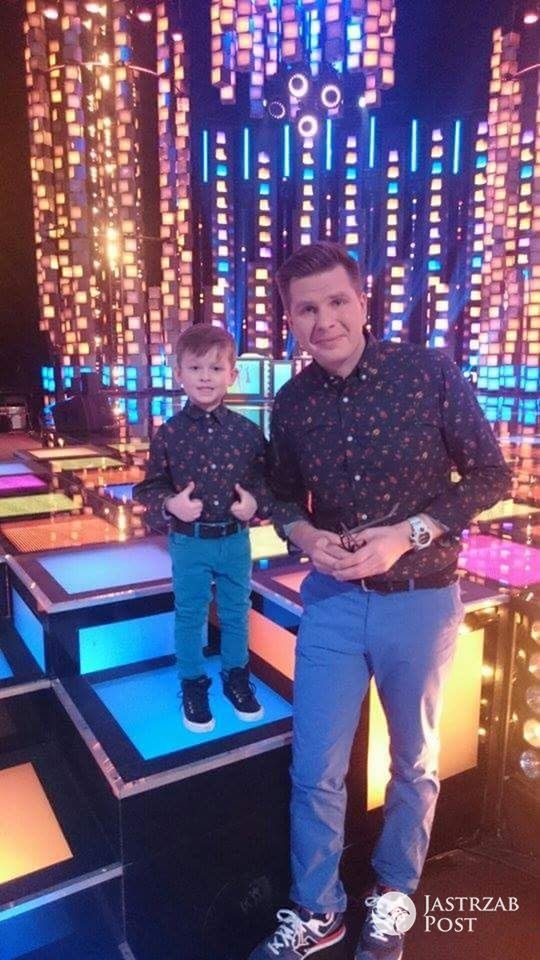 Filip Chajzer na planie Małych Gigantów 2