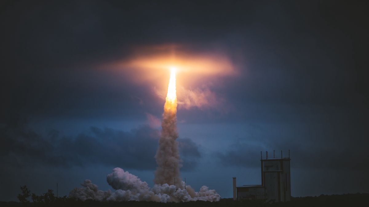 Teleskop Webba - moment startu