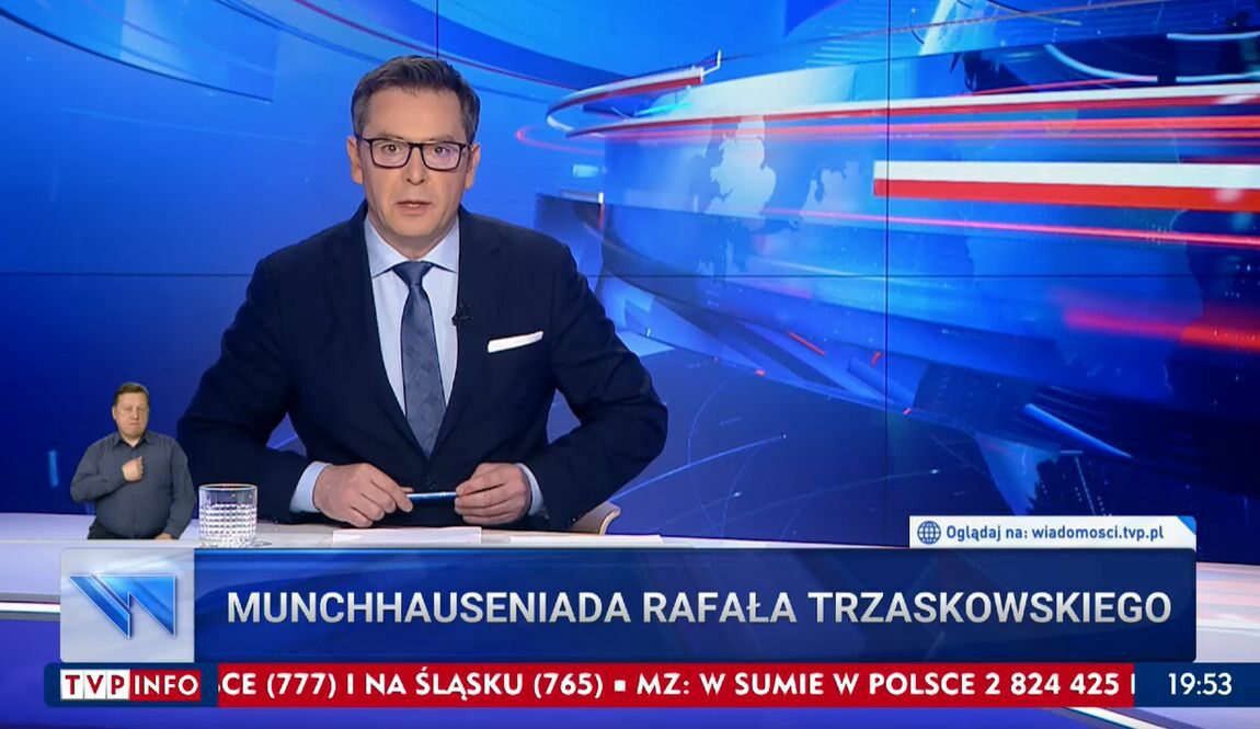 Pasek zapowiadał reportaż o Rafale Trzaskowskim