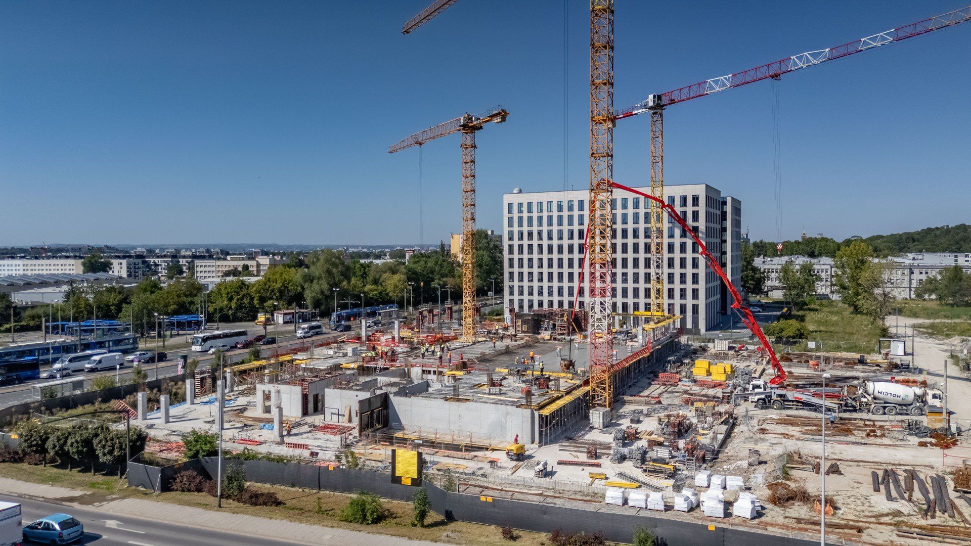 Budowa Tischnera Green Park w Krakowie