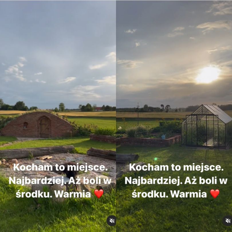 Dorota Szelągowska chwali się efektami treningów i pokazuje ogród domu na Warmii