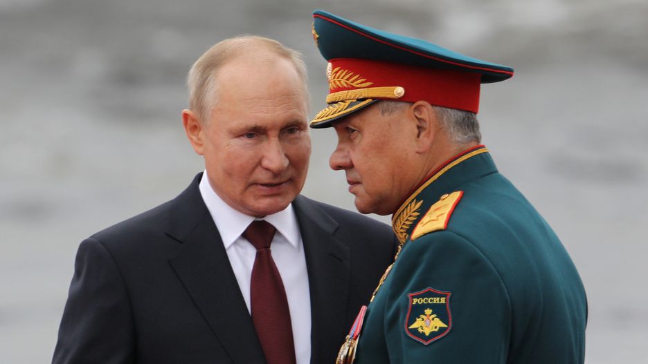 Władimir Putin i Siergiej Szojgu
