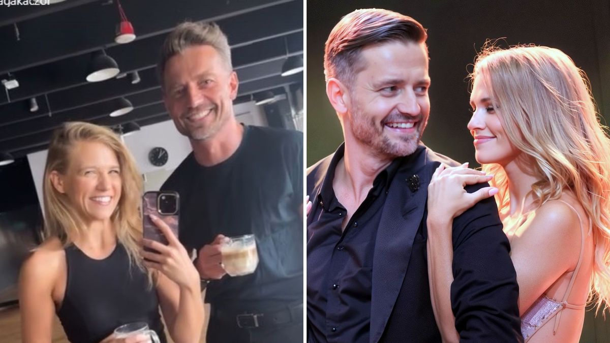 Agnieszka Kaczorowska i Marcin Rogacewicz w "Tańcu z gwiazdami"