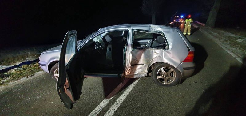 wypadek volkswagen golf