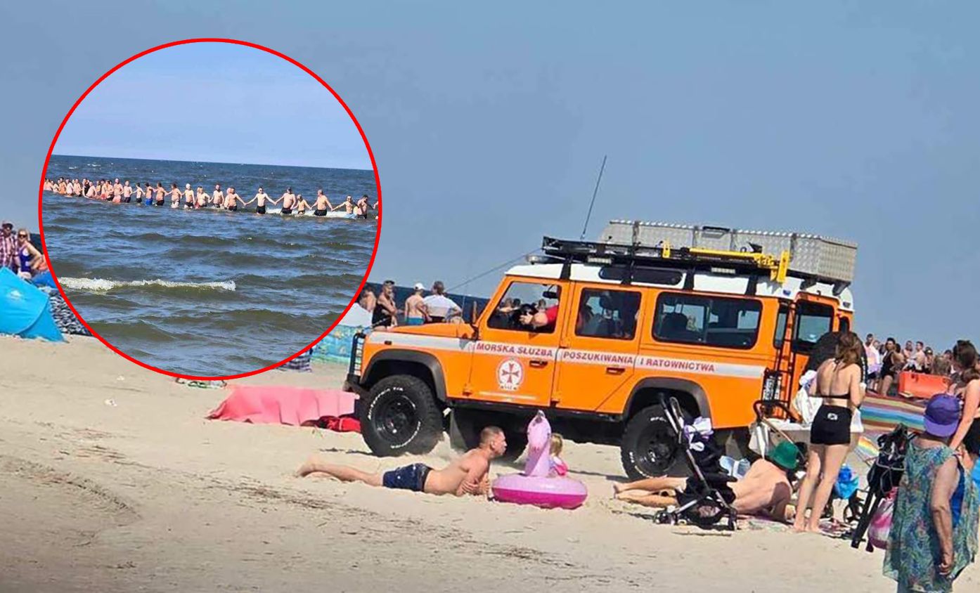 Poruszenie na plaży w Łebie. Tylko spójrz, co zrobili turyści