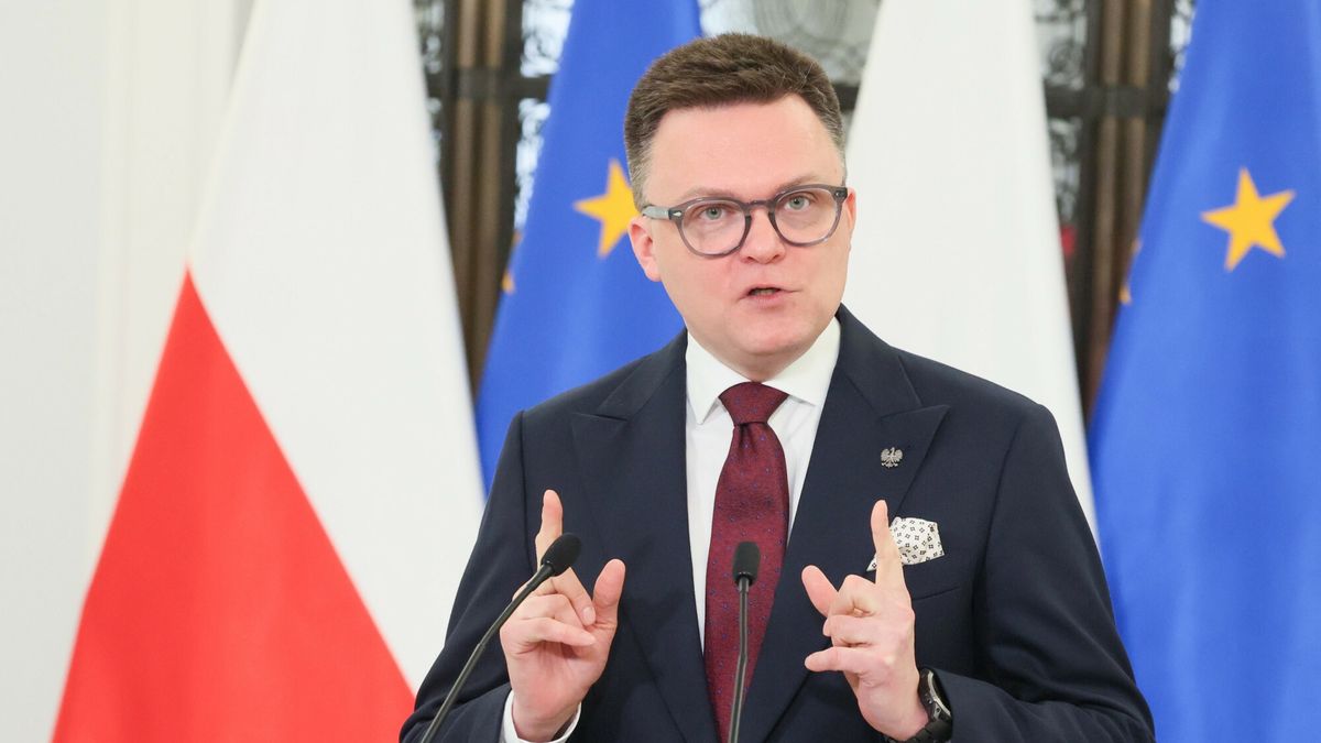 8. posiedzenie Sejmu X kadencji
Fot. Pawel Wodzynski/East News,  Warszawa, 20.03.2024. 8. posiedzenie Sejmu X kadencji.
N/z: konferencja prasowa marszalka Sejmu Szymona Holowni.
Pawel Wodzynski