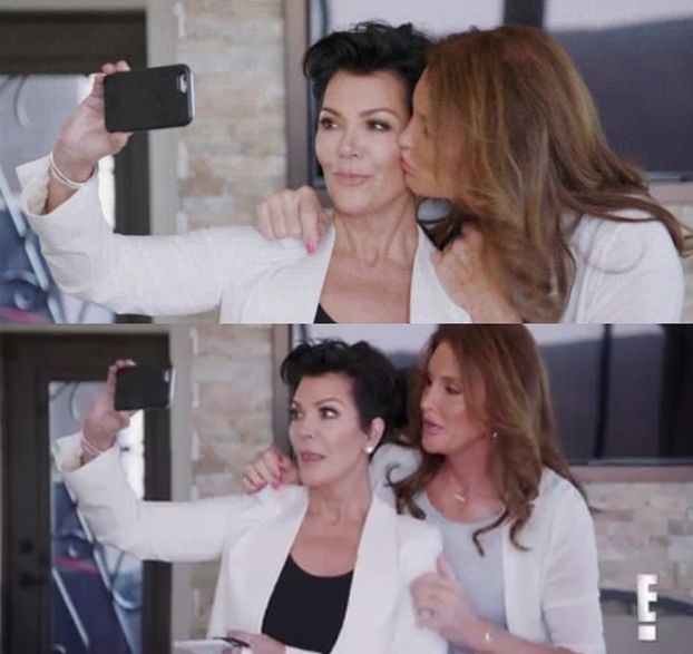 Caitlyn Jenner całuje Kris Jenner w reality show... (FOTO)