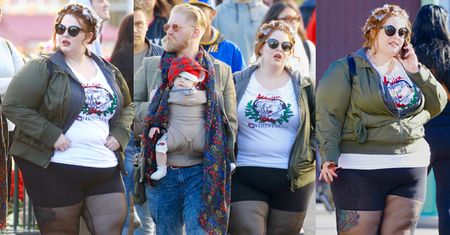 Modelka XXL - Tess Holliday w Disneylandzie z rodziną (ZDJĘCIA)