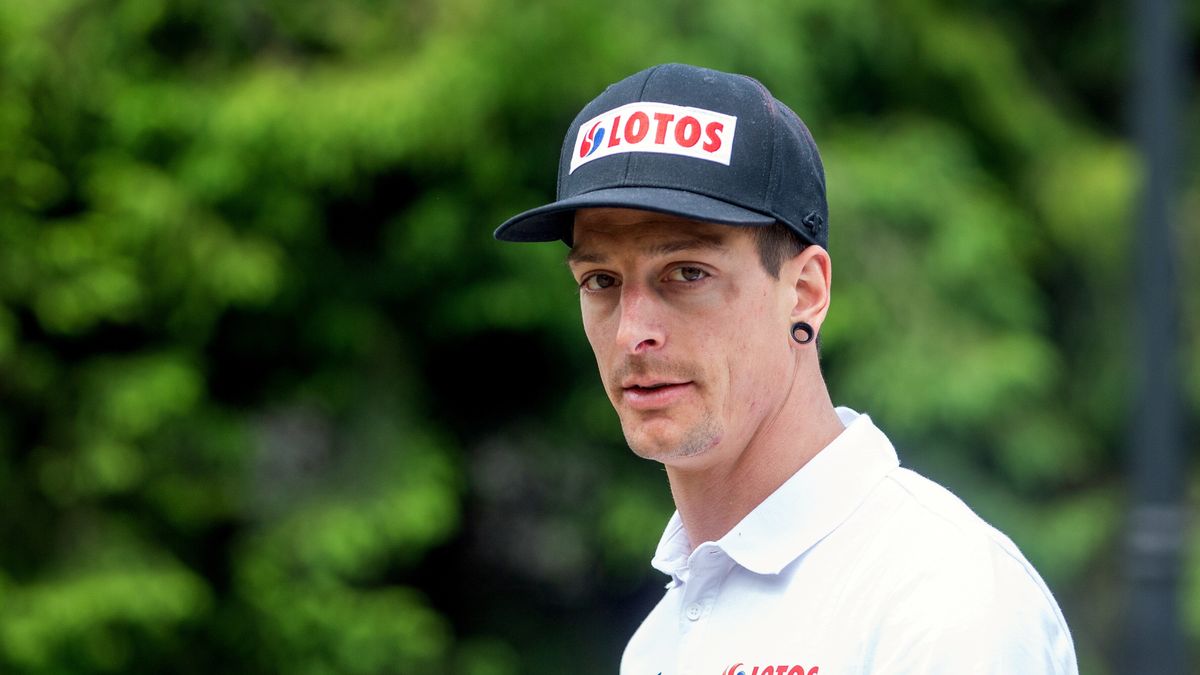 Szczyrk, 27.05.2022. Szkoleniowiec Thomas Thurnbichler podczas konferencji prasowej kadry narodowej A w skokach narciarskich, z udziałem czołowych zawodników naszej reprezentacji w Centralnym Ośrodku Sportu w Szczyrku, 27 bm. (js) PAP/Zbigniew Meissner