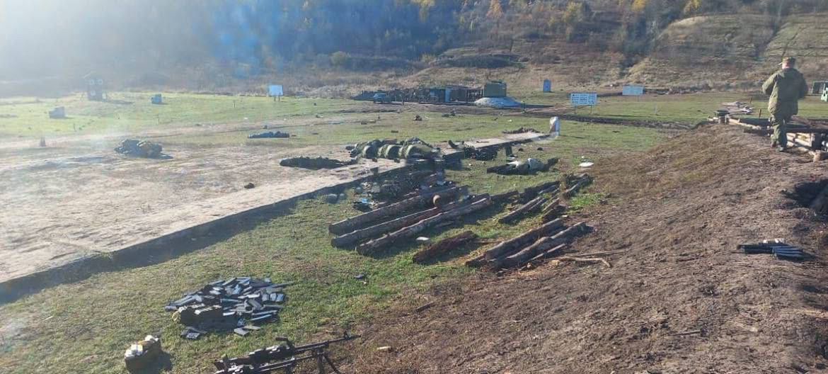 Zdjęcia z poligonu w Biełgorodzie, na którym doszło do strzelaniny