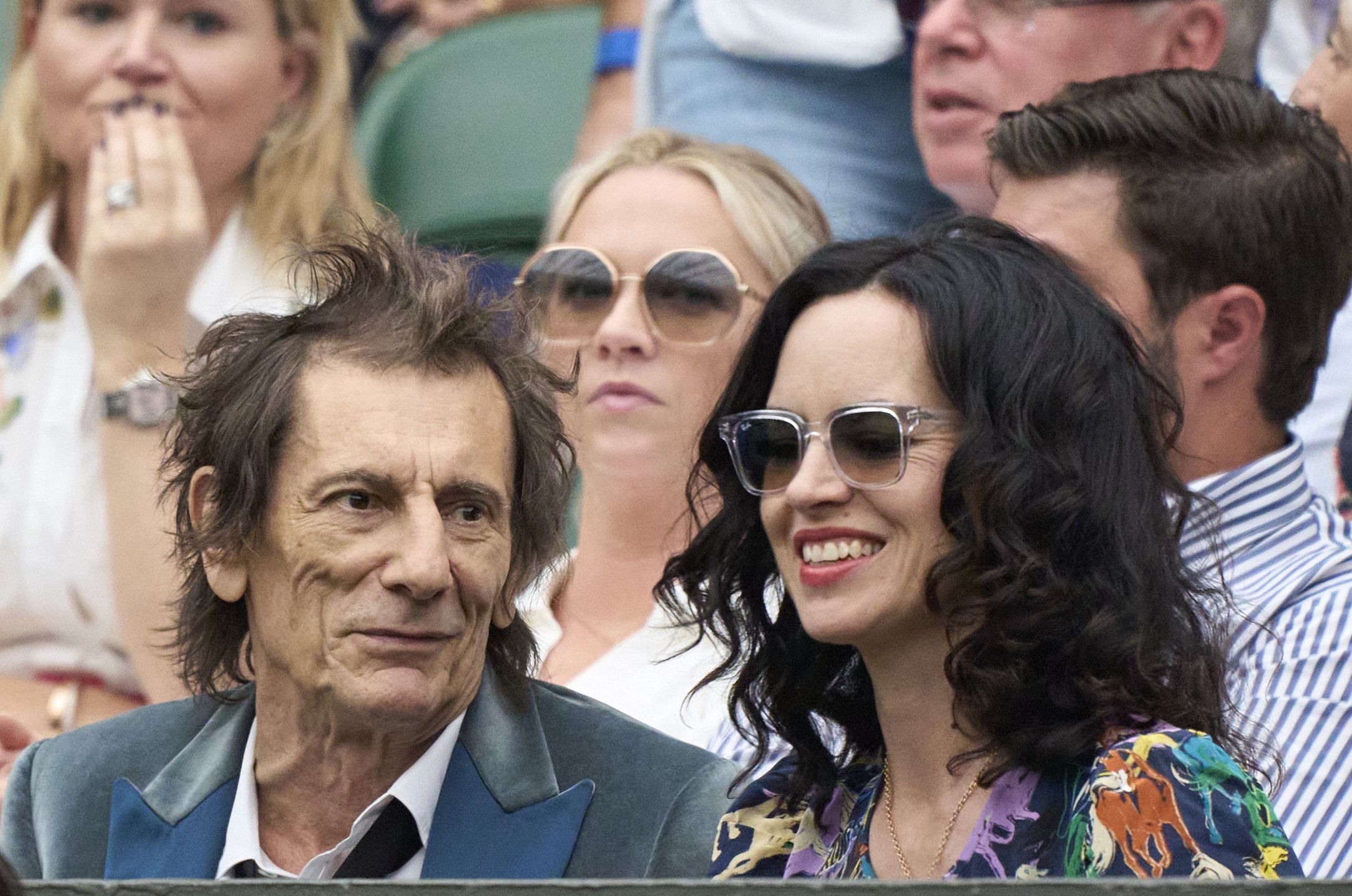 Ronnie Wood z żoną