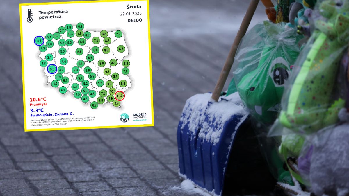 Prognoza pogody na końcówkę stycznia