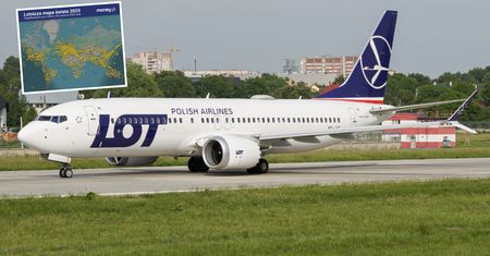 Samoloty muszą omijać coraz więcej miejsc na mapie. To problem dla LOT-u