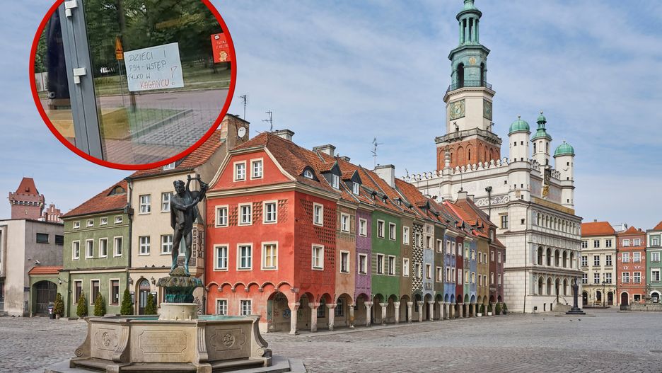 Takiego napisu na drzwiach poznańskiej restauracji nikt się nie spodziewał