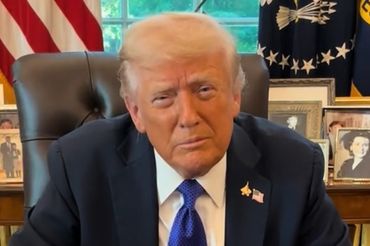 Donald Trump, fot. kadr z TikToka