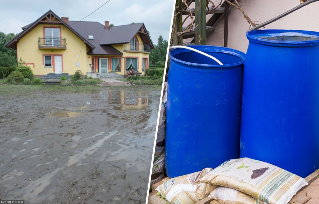 Lało jak z cebra. Jest problem z deszczówką. Uwaga na słony mandat