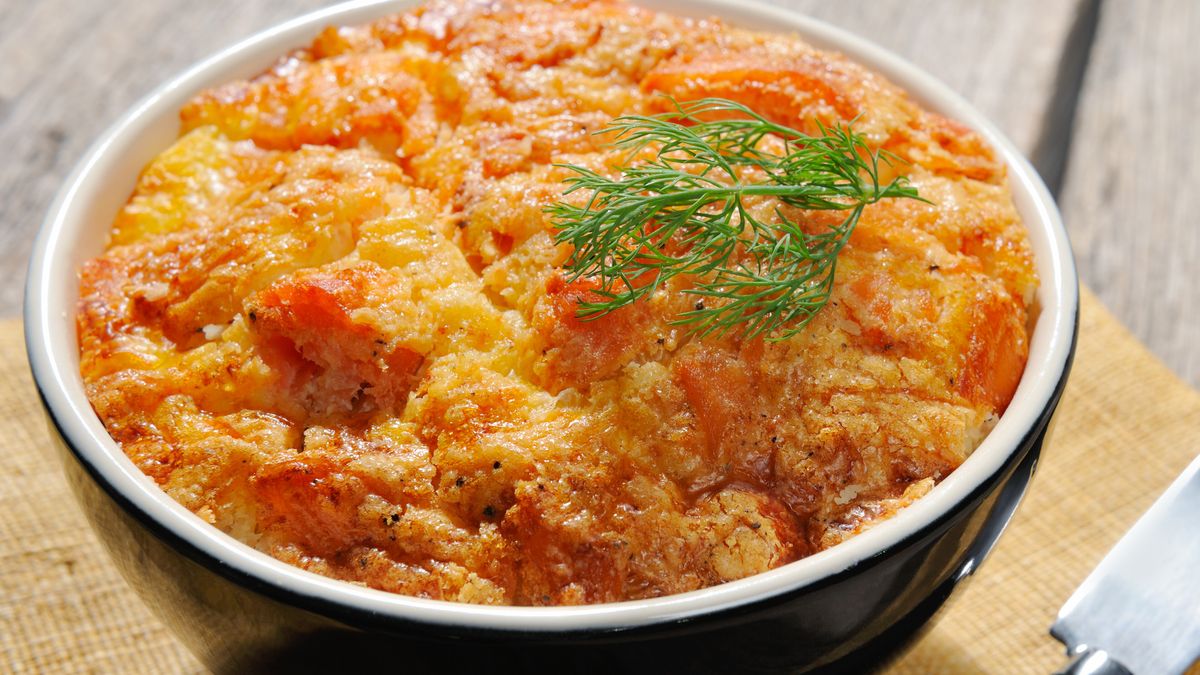 Suflet jajeczny z papryką jest idealny na śniadanie