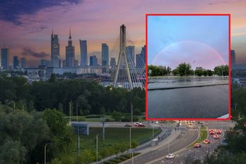 Taki widok po ulewie w Warszawie. Aż chwycił za telefon