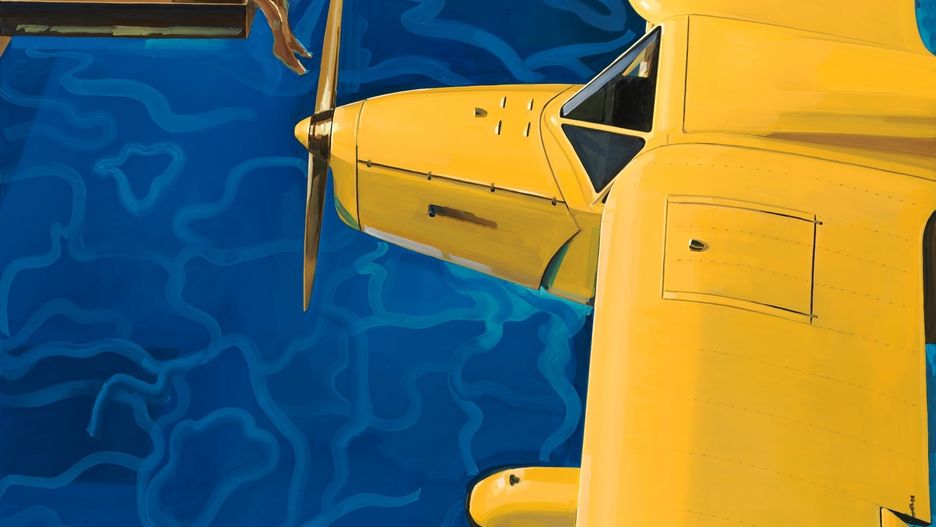 Marek_Okrassa, Basen, olej na płótnie, 160x180cm Galeria Art Investor