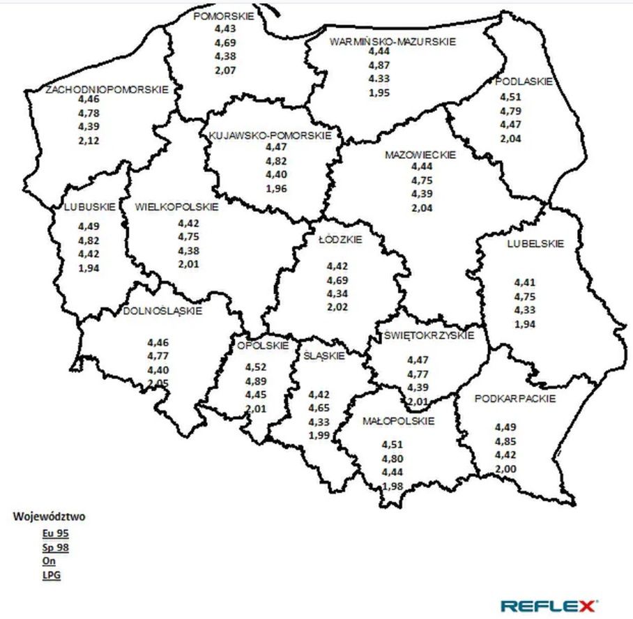 Ceny za paliwo rosną