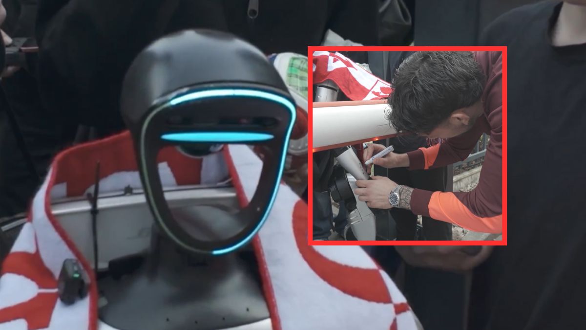 Edward Warchocki poprosił o autograf Kubę Modera.