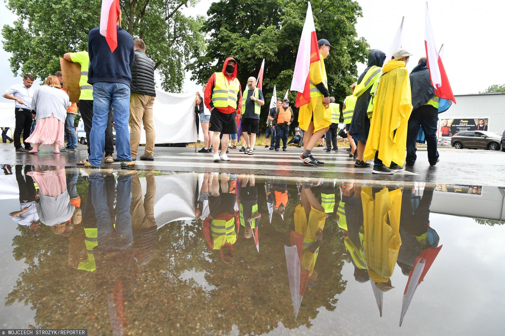 Protest rolników i rybaków