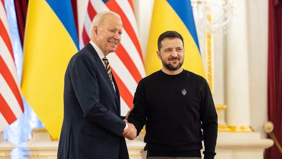 Joe Biden i Wołodymyr Zełenski, 2023 r.