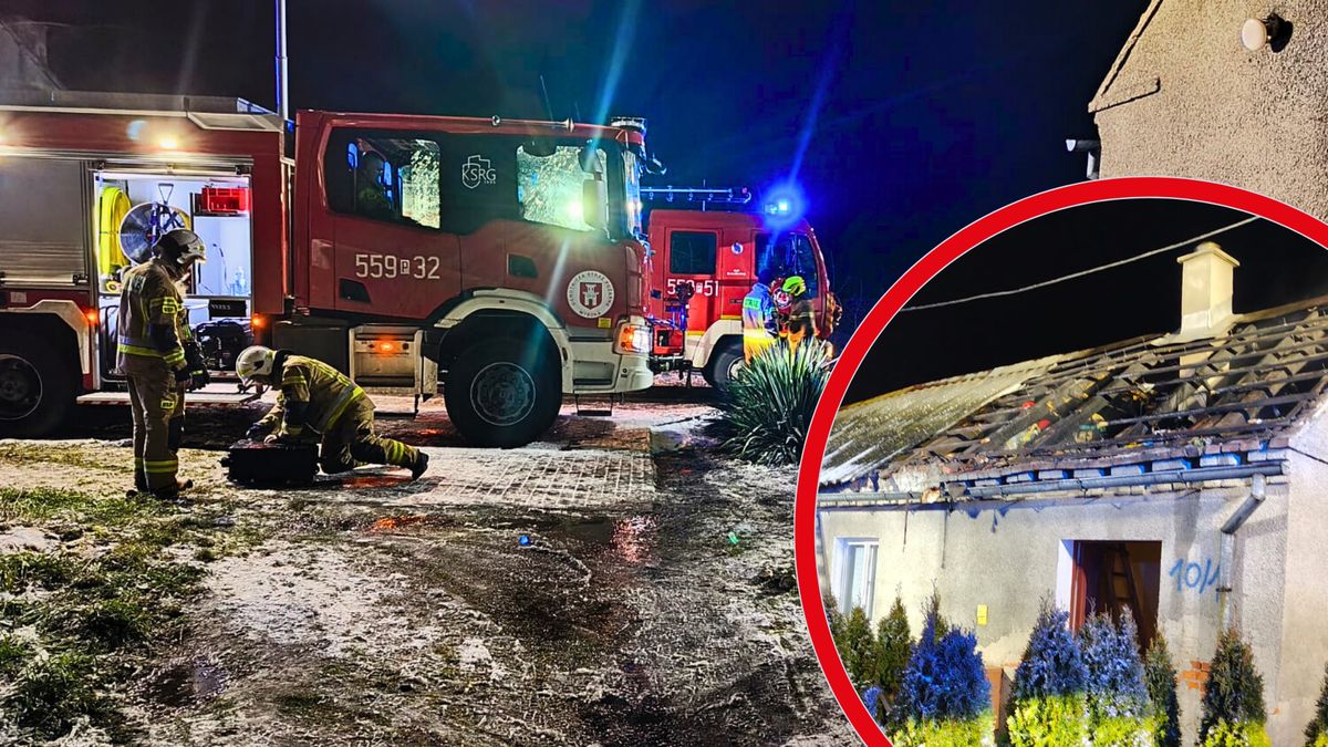 Pożary w sylwestrową noc. 