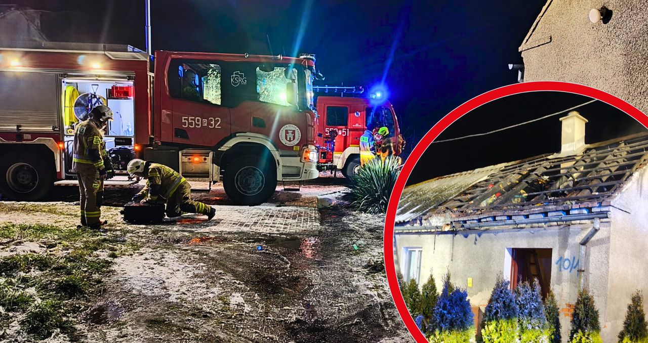 Pożary w sylwestrową noc. 