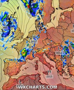 Pogoda. W tygodniu temperaturowy rollercoaster od 35 do 20 stopni Celsjusza