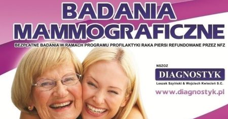 Okazja do wykonania bezpłatnych badań mammograficznych: 28 marca w Chodzieży