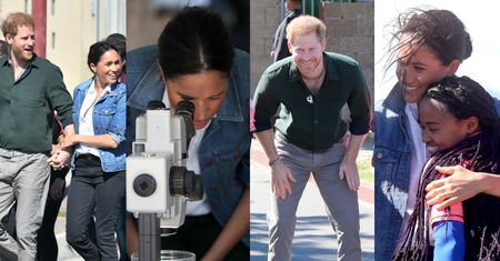 Meghan Markle i książę Harry bawią się w roztańczonych badaczy podczas wizyty w RPA (ZDJĘCIA)