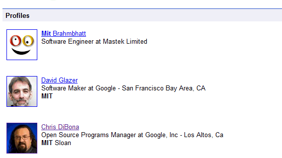 Google znajdzie także twój profil 1