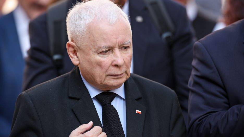 Kraków, 18.06.2025. Prezes PiS Jarosław Kaczyński w Krakowie, 18 bm. W stolicy Małopolski zaplanowano spotkanie z okazji 76. urodzin prezesa partii, Jarosława Kaczyńskiego. (aldg) PAP/Łukasz Gągulski