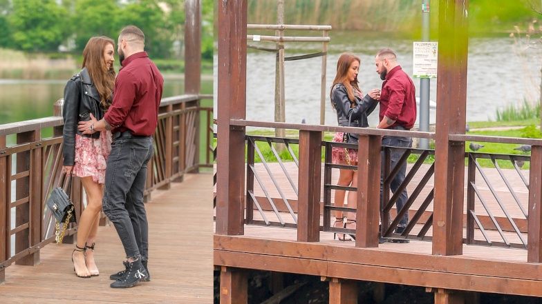 "Hotel Paradise". Nathalia i Kamil na randce w parku