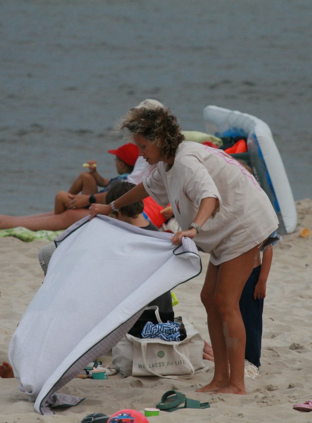 Rodzinne wakacje Moniki Mrozowskiej w Chałupach