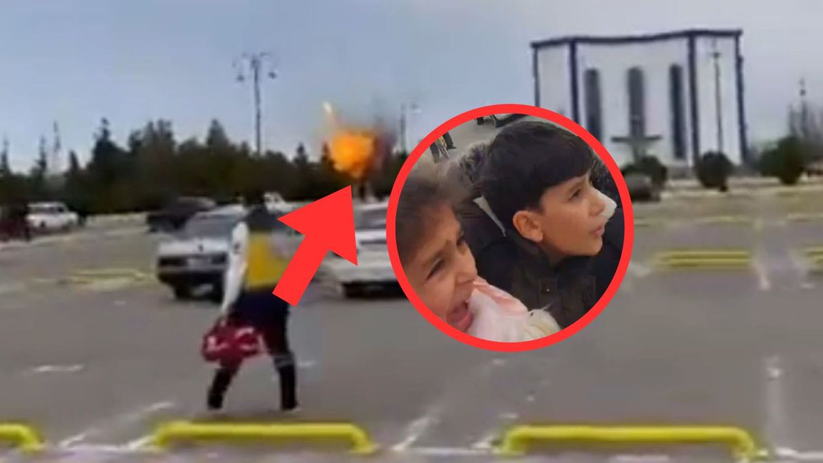 Nagranie z ataku Iranu na Azerbejdżan