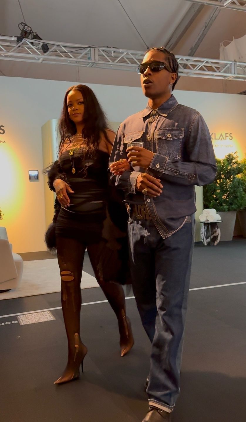 Rihanna i A$AP Rocky na wystawie