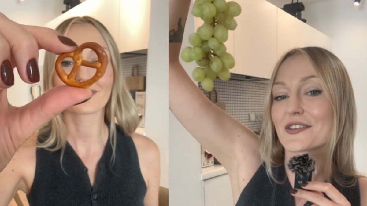 Czy precle i winogrono smakują jak smażony kurczak?