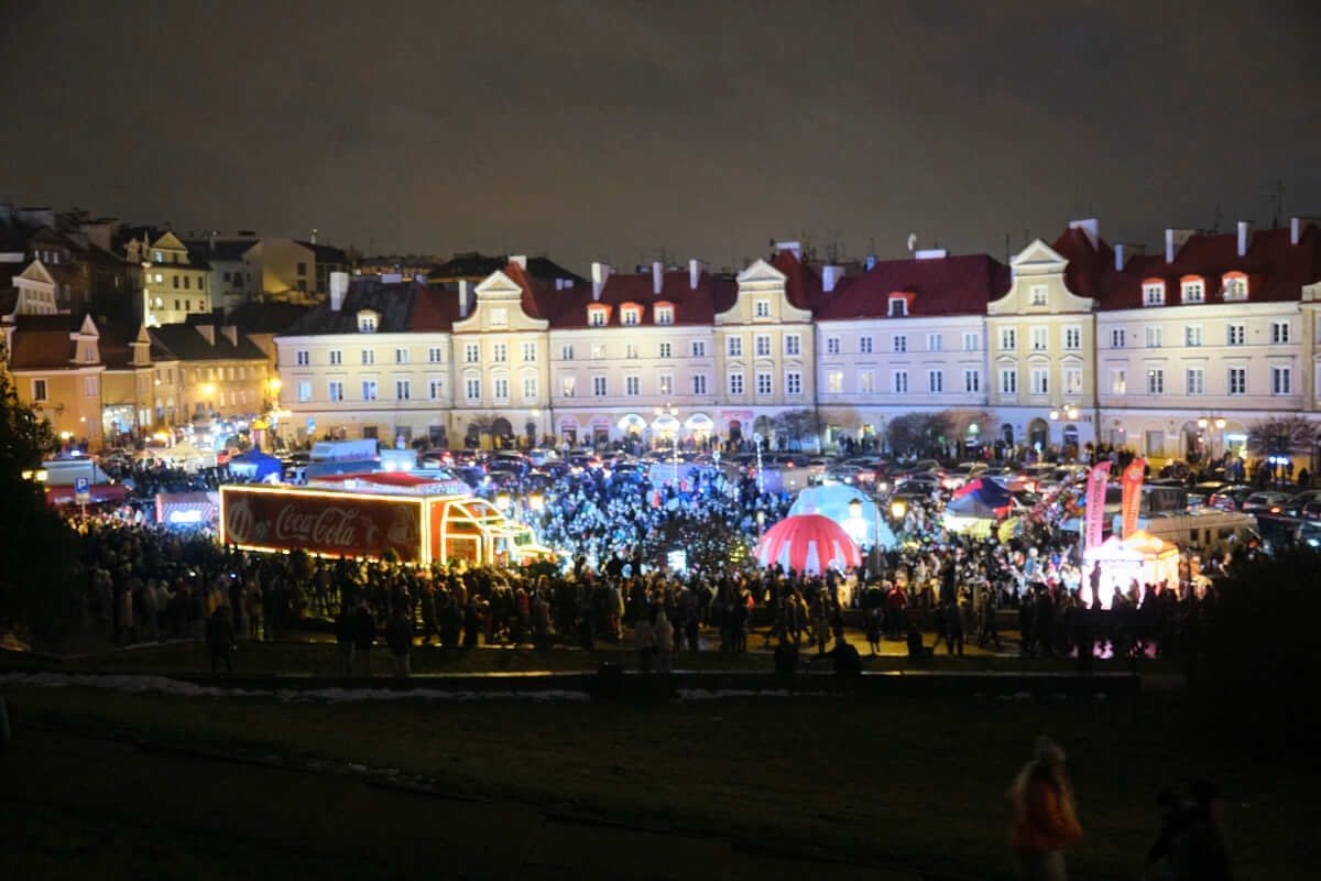 Ciężarówka Coca-Coli w Lublinie