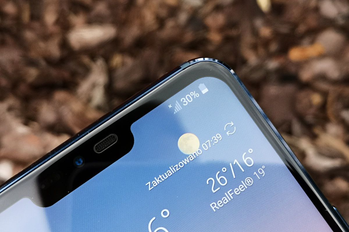 Notch w LG G7.