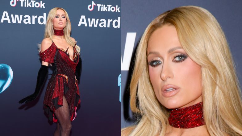 Paris Hilton bryluje na ściance 