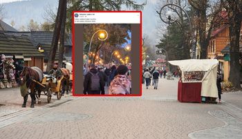 To nie fotomontaż. Ujęcie z Krupówek obiegło sieć. Spójrzcie